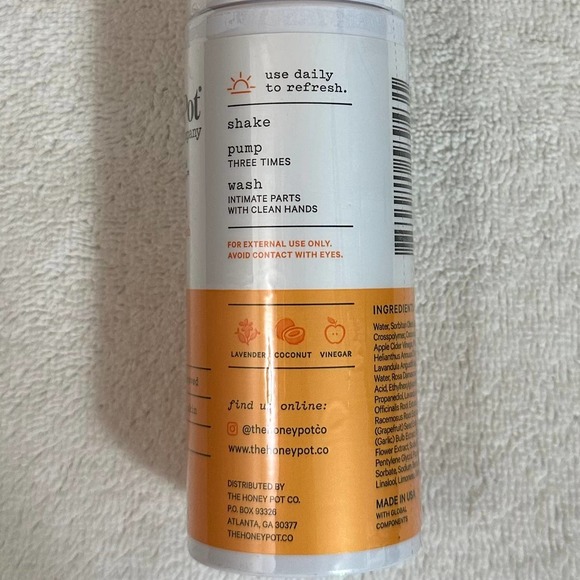 New! The Honey Pot Company Normal Foaming Wash for Women - Picture 3 of 9